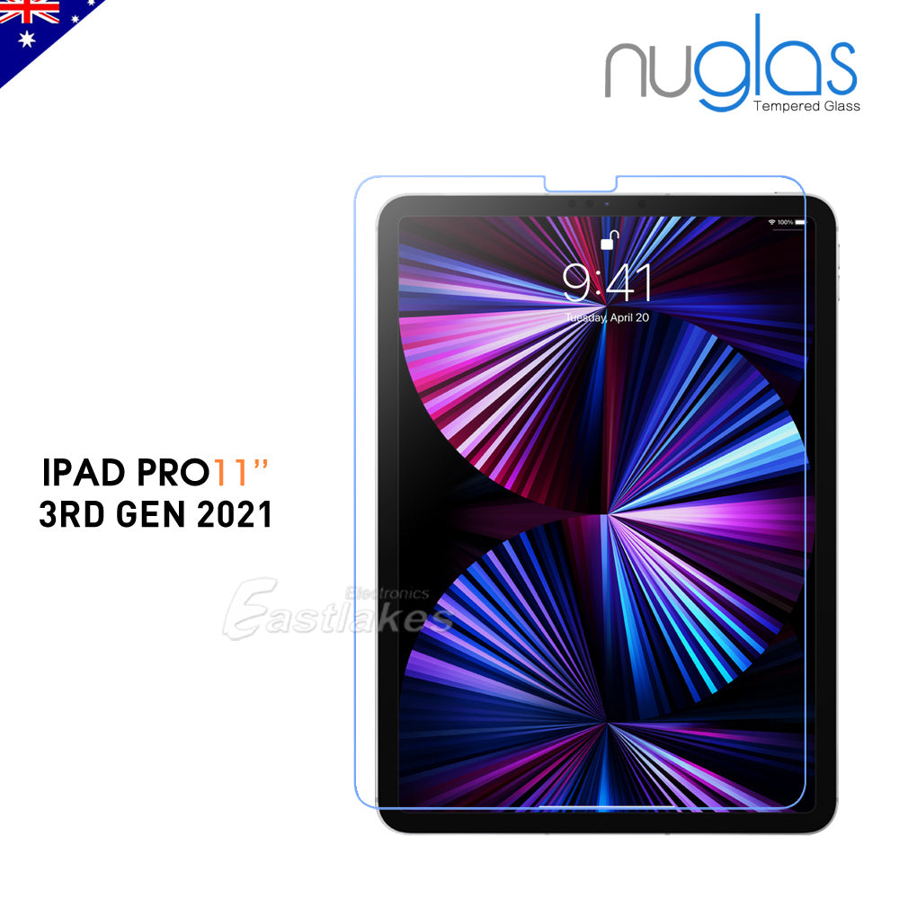 NUGLAS Tempered Glass Screen Protector For All Apple iPad - Eastlakes Electronics